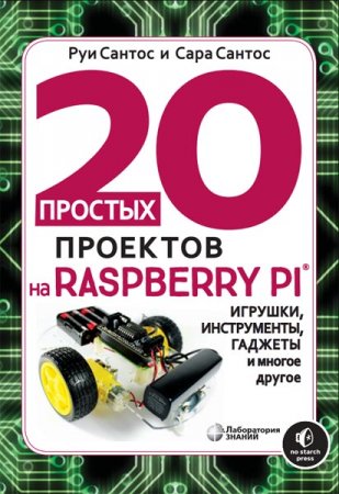 Обложка к 20 простых проектов на Raspberry Pi. Игрушки, инструменты, гаджеты и многое другое